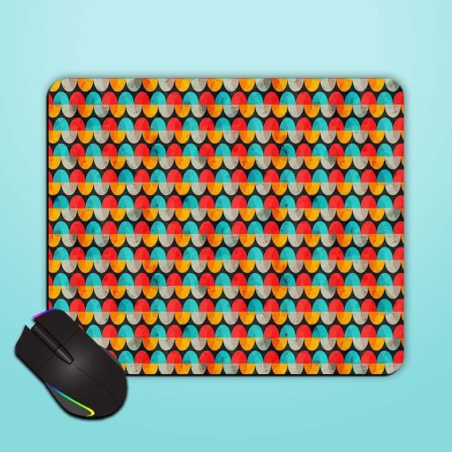 Vintage Curve Seamless Mouse Pad Chachhi