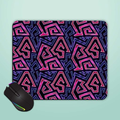 Violet Spirals Seamless Mouse Pad Chachhi