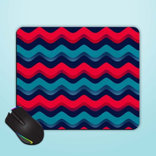 Wave Geometric Seamless Mouse Pad Chachhi