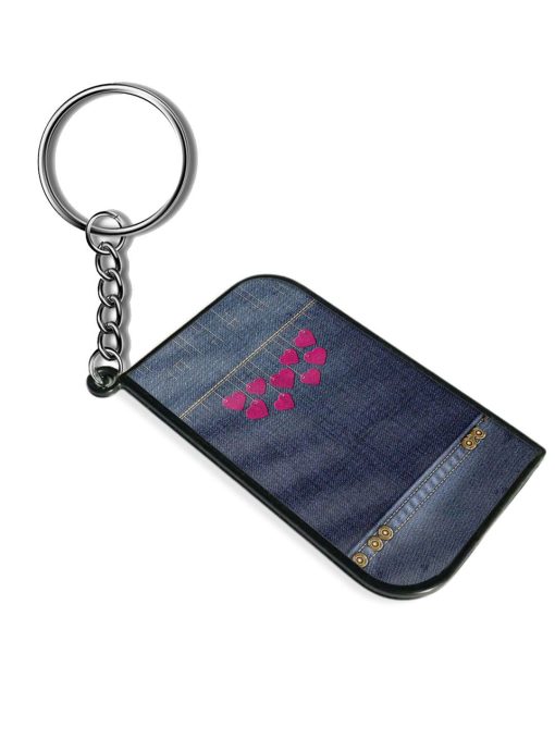 Jeans Love Heart Keychain Chachhi