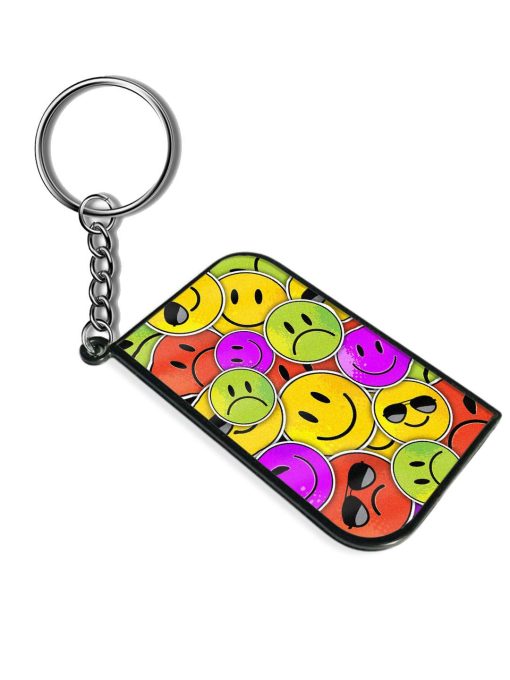 Emoji Pattern Art Keychain Chachhi