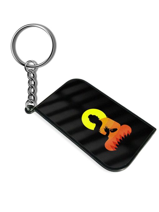 Buddha Art Black Keychain