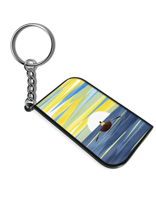 Rowing Person Ferry Paddle Keychain Chachhi