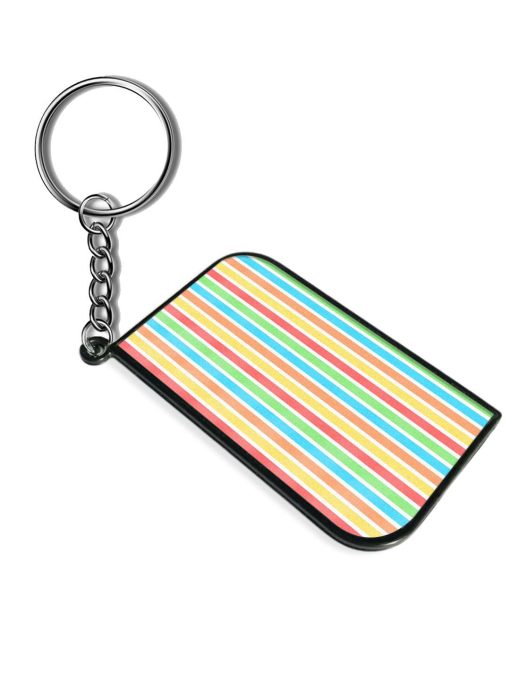 Colorful Stripes Keychain