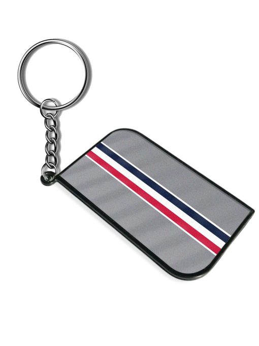 Blue And Maroon Stripe Keychain Chachhi