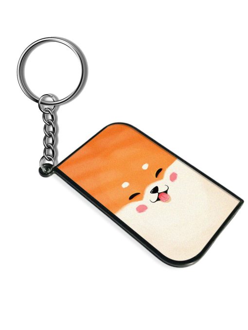 Cute Dog Face Vector Keychain Chachhi