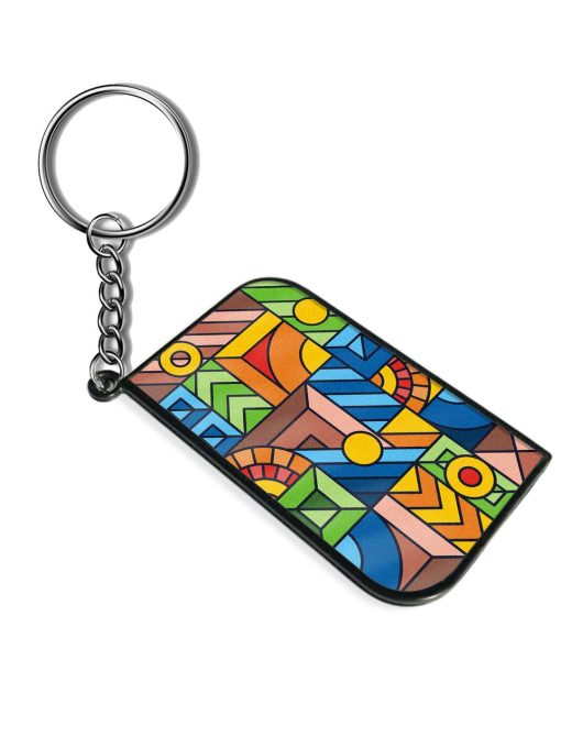 Colorful Geometric Keychain
