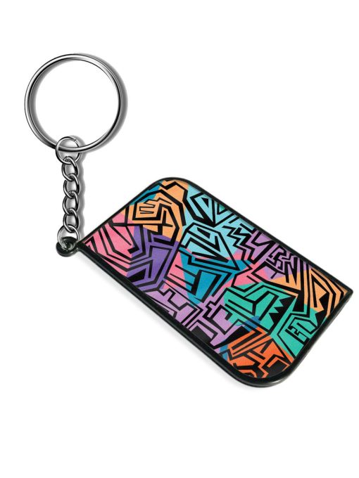 Abstract Pattern Keychain Chachhi