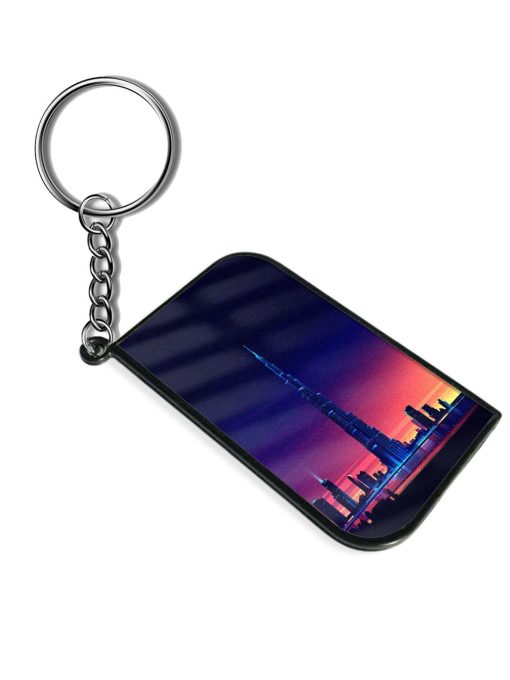 Burj Khalifa Background Keychain