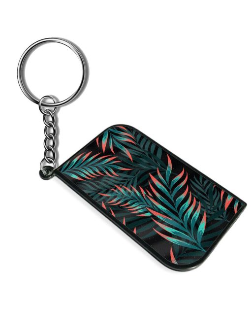 Green Leaf Art Keychain