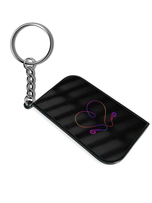 Heart With Headphone Design Keychain Chachhi