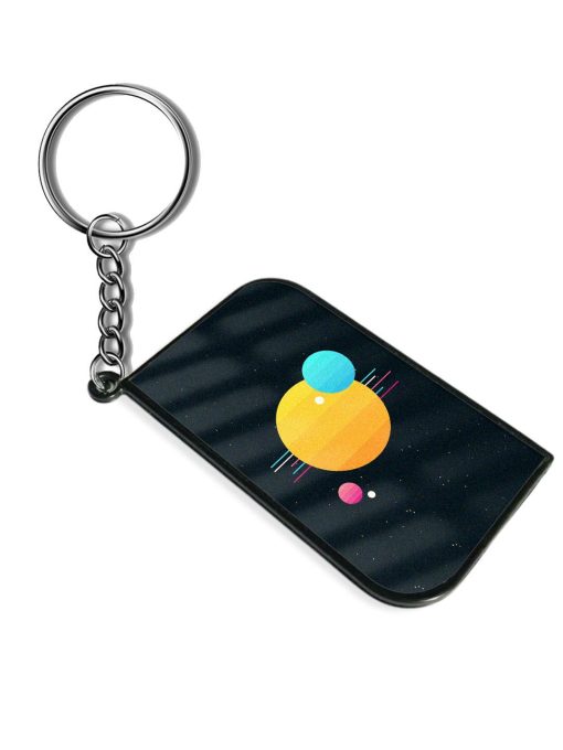 Round Vector Art Keychain