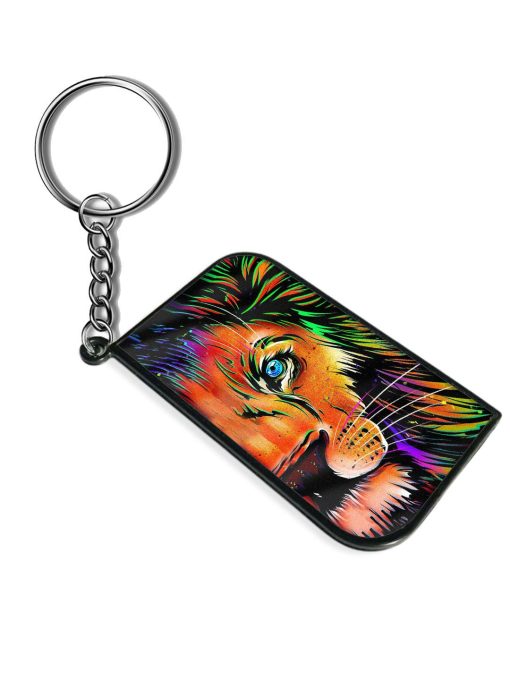 Colorful Lion Design Keychain Chachhi