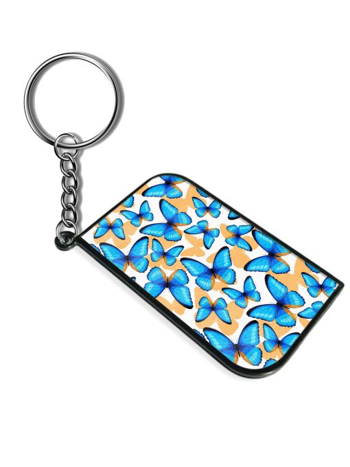 Blue Tropical Butterflies Keychain Chachhi