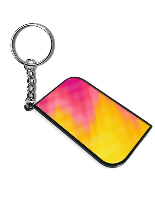 Abstract Background Lines Keychain