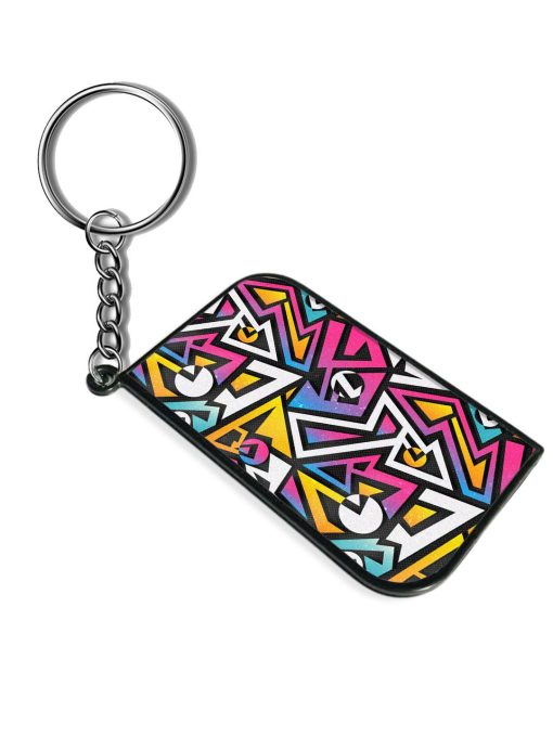 Abstract Music Geometric Keychain Chachhi