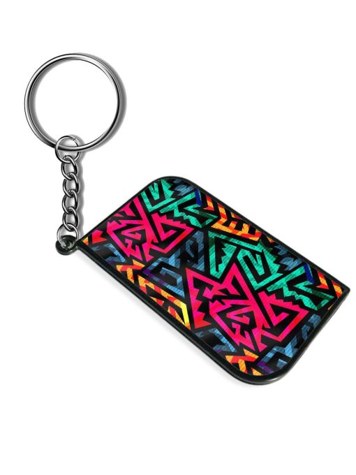 Bright Tribal Seamless Keychain Chachhi