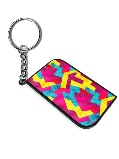 Bright Geometric Seamless Keychain Chachhi