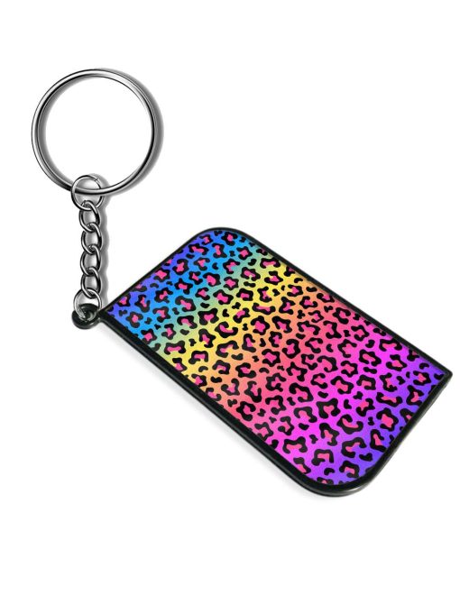 Neon Rainbow Colored Keychain Chachhi