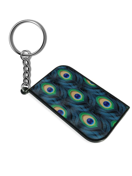 Seamless Pattern Peacock Keychain Chachhi