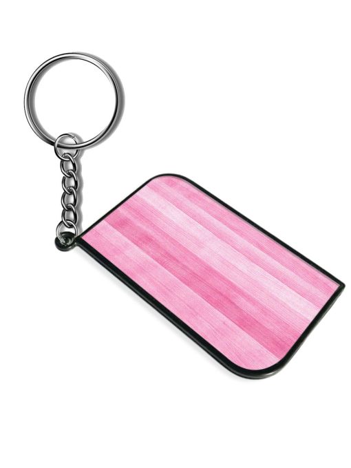 Pink Painted Wood Keychain Chachhi