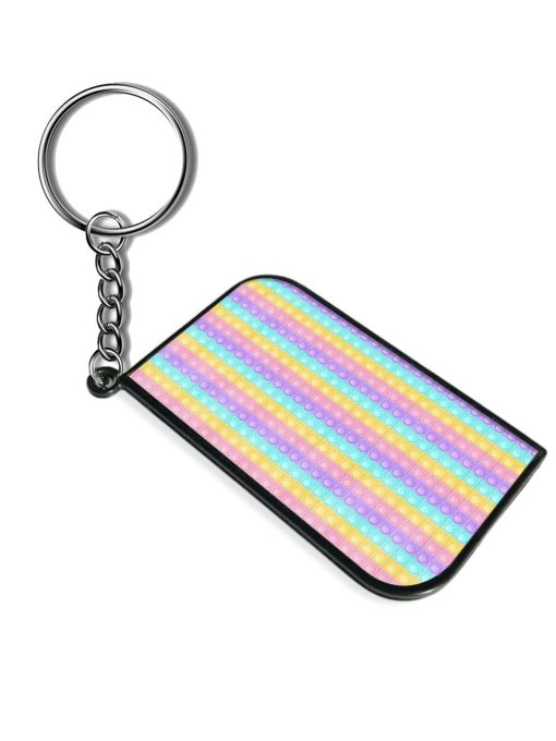 Pop Background Fashionable Keychain Chachhi