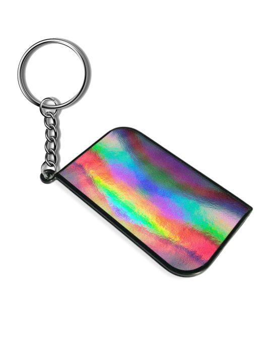 Colorful Holographic Background Keychain Chachhi