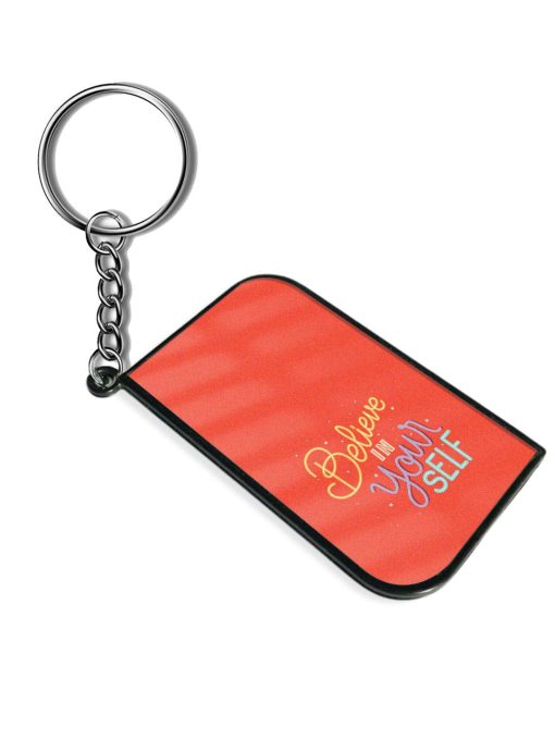 Believe Yourself Lettering Keychain Chachhi