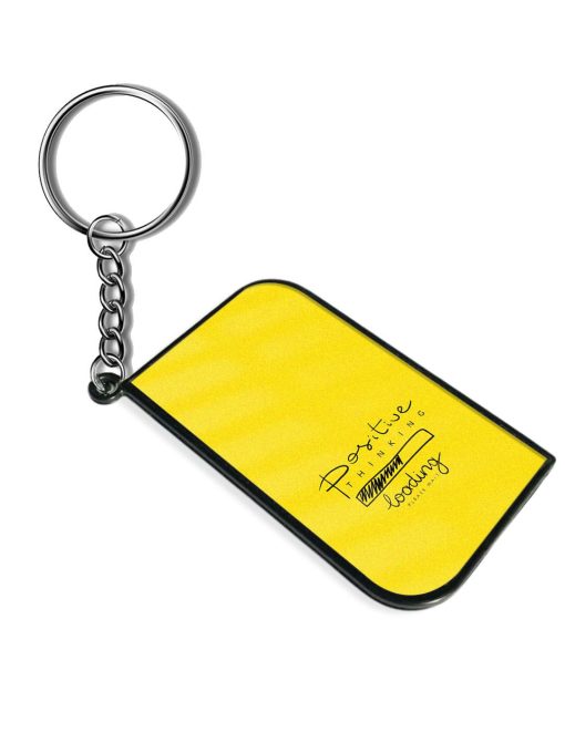 Positive Thinking Concept Keychain Chachhi