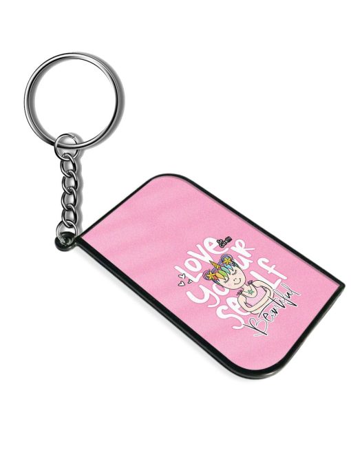 Love Yourself Text Keychain Chachhi