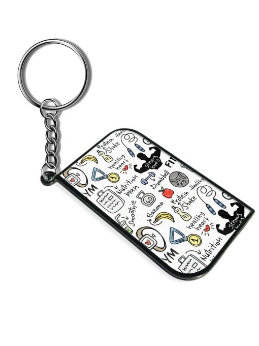 Healthy Lifestyle Concept Keychain Chachhi