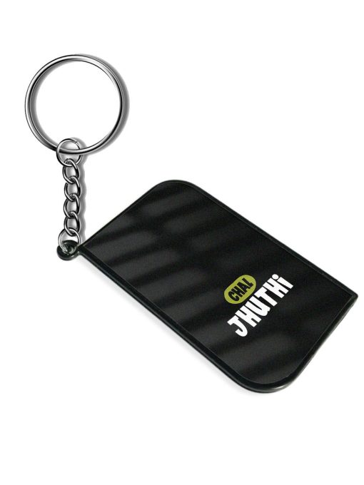 Humorous Hindi Quote Keychain