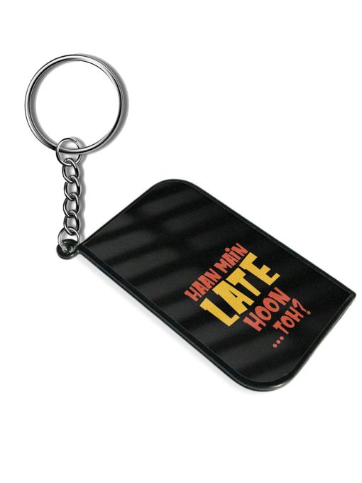 Humorous Hindi Quote Keychain