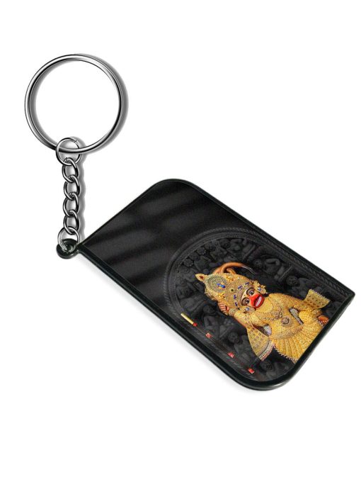 Indian Gold Hanuman Keychain