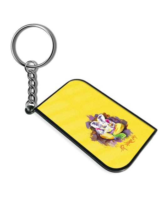 Illustration Lord Ganesha Keychain Chachhi