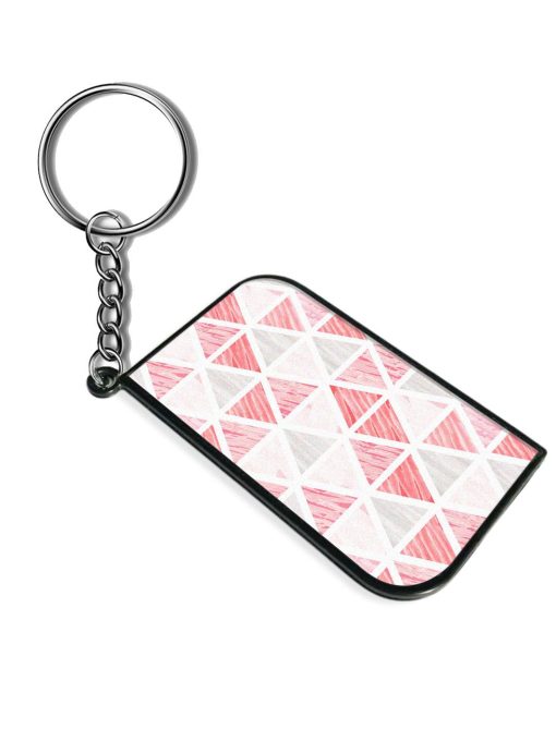 Triangle Watercolor Abstract Keychain Chachhi