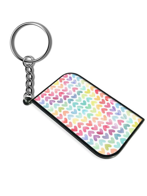 Seamless Colorful Watercolor Keychain Chachhi