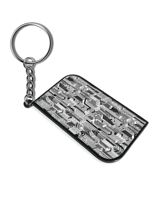 Skyscraper City Seamless Keychain Chachhi