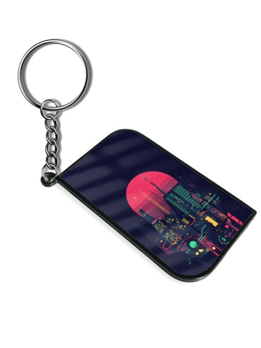 Cool Retro Futuristic Keychain Chachhi