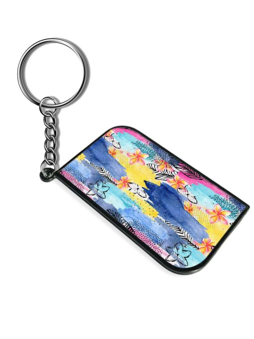 Abstract Watercolor Ink Keychain Chachhi