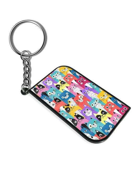 Funny Cartoon Cats Keychain Chachhi