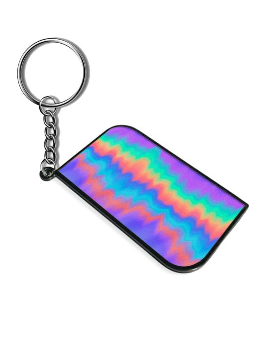 Holographic Psychedelic Illustration Keychain Chachhi