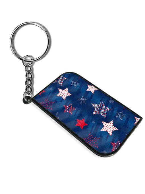 Abstract Seamless Stars Keychain Chachhi