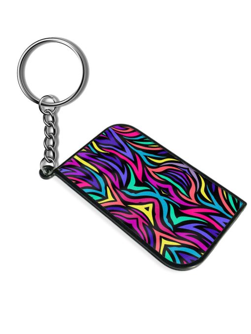 Abstract Seamless Tiger Keychain Chachhi