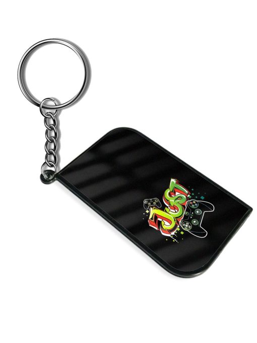 Graffiti Gamepad Illustration Keychain