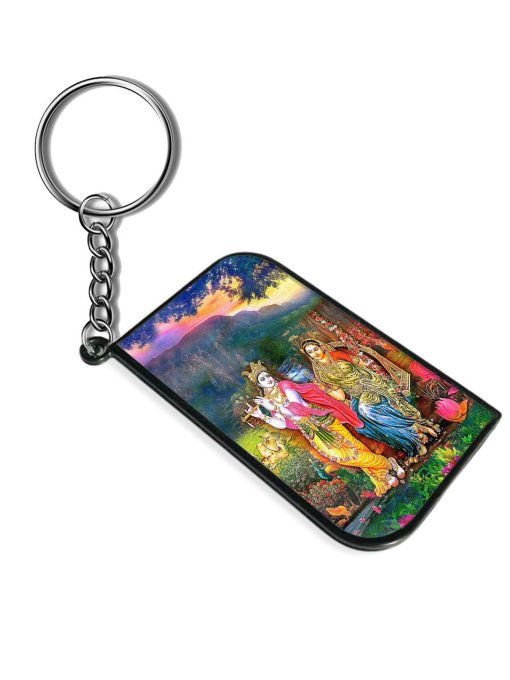 Radha Krishna Painting Keychain Chachhi