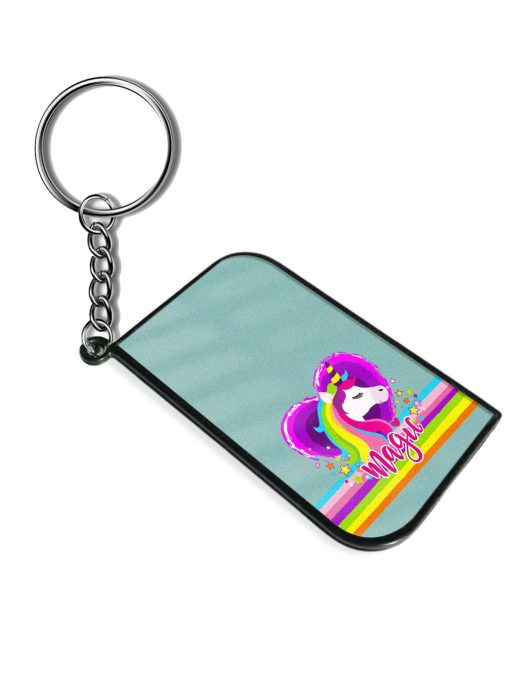 Print Cartoon Unicorn Keychain Chachhi