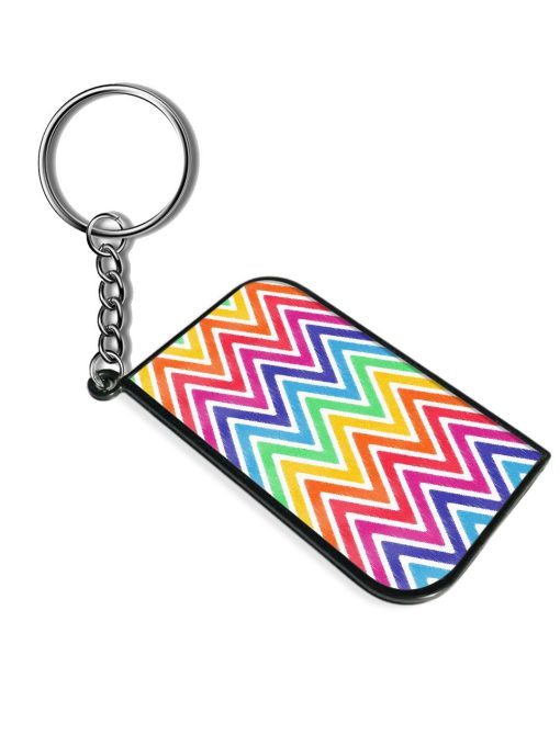 Seamless Chevron Pattern Keychain Chachhi