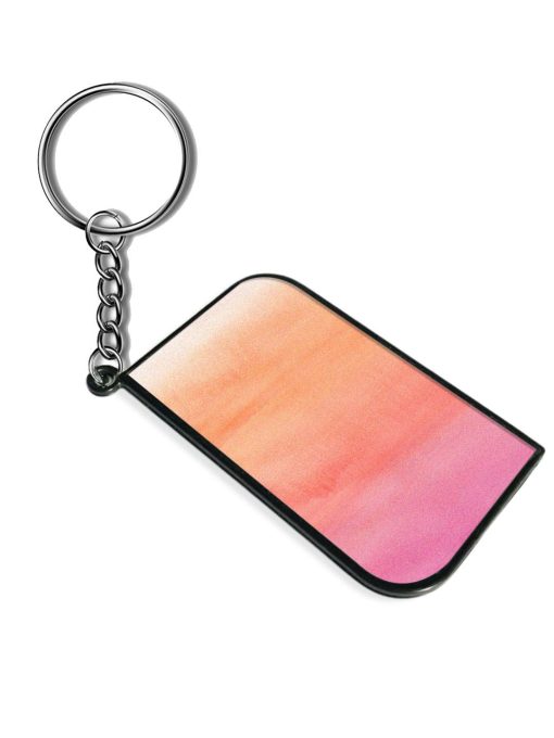 Watercolor Painting Beige Keychain