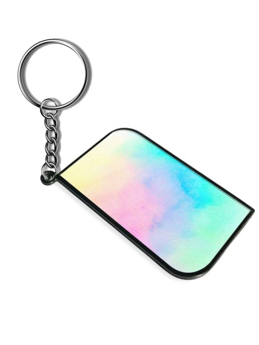 Colorful Pastel Drawing Keychain